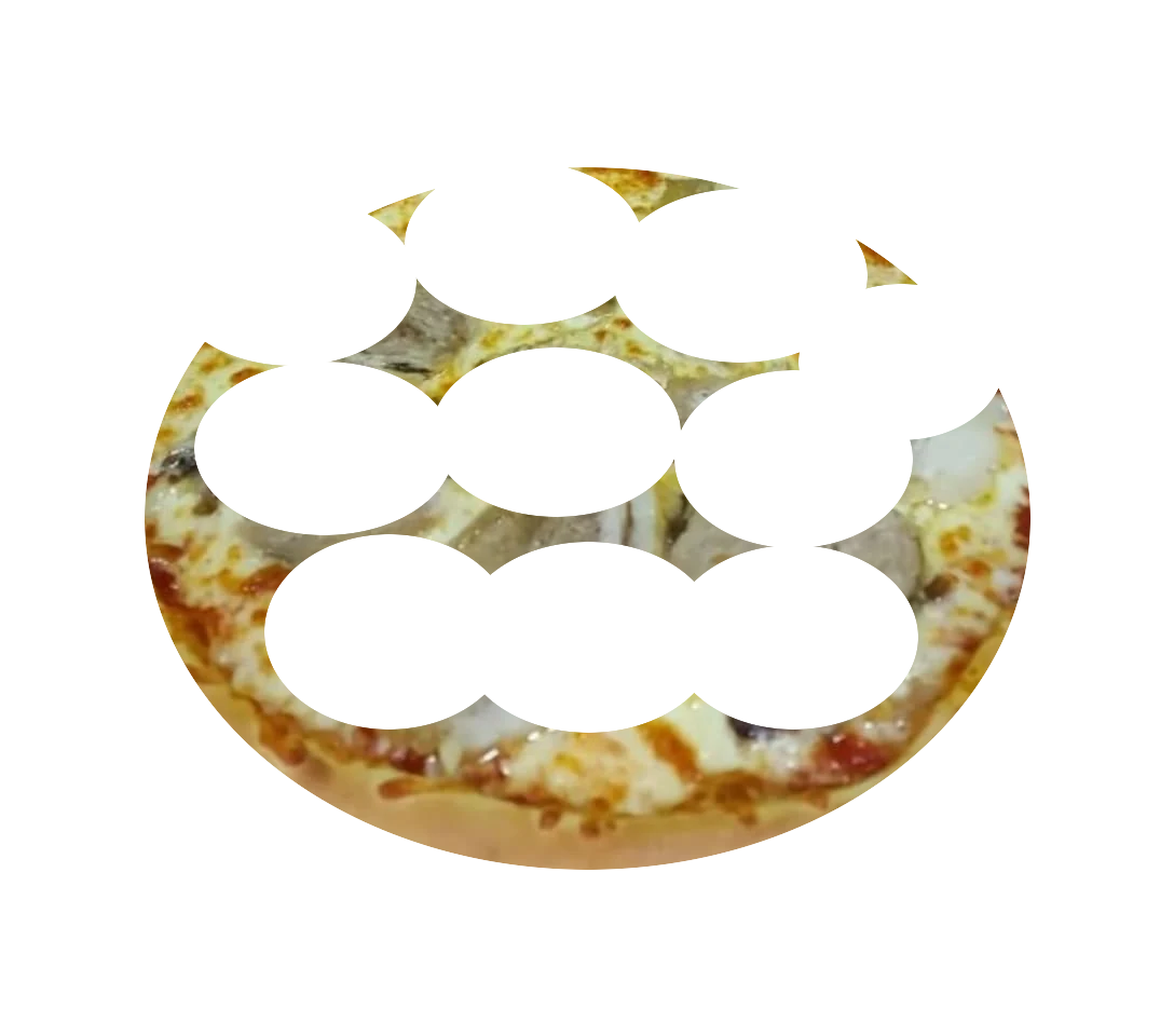 Superficie real de tomate y mozzarella de la pizza